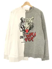 Onitsuka Tiger オニツカタイガー SWEAT TOP タイガープリントスウェット グレー Mのサムネイル