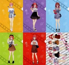 【中古】クリアファイル 全6種セット クリアファイル 「DMMスクラッチ! 映画 五等分の花嫁」 D賞