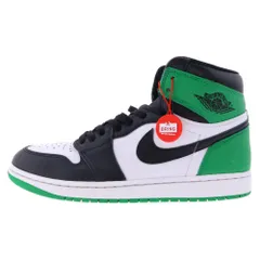 NIKE (ナイキ) AIR JORDAN 1 RETRO HIGH OG LUCKY GREEN エアジョーダン ラッキーグリーン ハイカットスニーカー US10/28.0cm グリーン/ブラック/ホワイト DZ5485-031