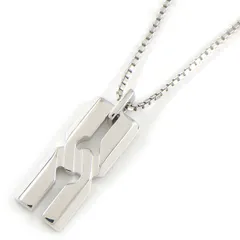 グッチ GUCCI ネックレス インフィニティ 日本限定 ベネチアンチェーン K18WG 【中古】