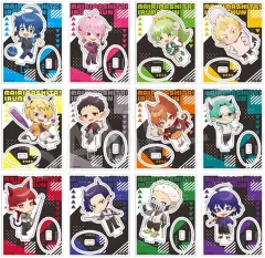 【中古】アクリルスタンド・アクリルパネル 全12種セット 「魔入りました!入間くん トレーディングアクリルスタンド ラウンドワンコラボver.」