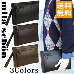 セカンドバッグ メンズ 本革 日本製 ミラ・ショーン　mila schon メンズクラッチバッグ/カノーヴァ/295231