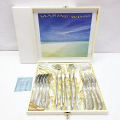 希少 ノリタケ Noritake マリンウィング カトラリー 20点セット スプーン ナイフ フォーク 保管品 E60Z