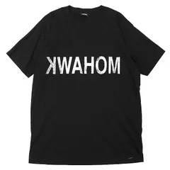 SALE【美品】DIESEL ディーゼル Tシャツ MOHAWK プリント シグネチャー ロゴ チャーム コットン100% クルーネック プルオーバー ショートスリーブ 半袖 トップス メンズ サイズ M ブラック 黒のサムネイル