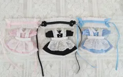 JANAYA ハンドメイド　オビツ11 ob11服　メイド服　3点セット