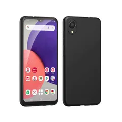 【特価セール】耐衝撃 落下防止 薄型 TPU シリコン カバー 5G ギャラクシーA22 ギャラクシーA22 SC56B スマホケース 軽量-ブラック SC-56B Samsung docomo ケース ケース A22 Galaxy Ｈａｖａｙａ