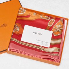 HERMÈS ブリッド・ドゥ・ガラ スカーフ 式典用の馬勒ピンク - メルカリ