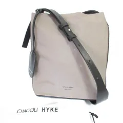 ✨23AW✨HYKE × CHACOLI✨バスケット✨スモール✨美品 ハイク×チャコリ新作バッグ、“編み込み”ナイロン×ファーの2WAY