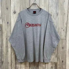 K2 SNOW ケーツー スノー 米国製 長袖 Tシャツ ロンT XL