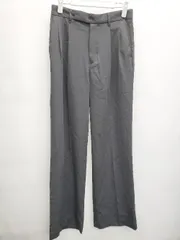 ◇ ⊂ MONO-MART モノマート タック ワイド パンツ サイズS ブラック レディース P  【1409250020643】