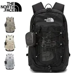 在庫処分 新品 未使用 ノースフェイス リュック 通学 30L THE NORTH FACE WHITE LABEL SUPER PACK ポーチ付き バックパック ブラック メンズ レディースのサムネイル