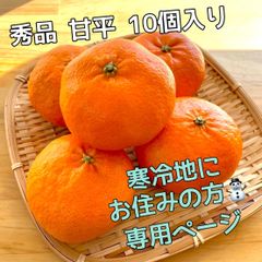 愛媛県産　秀品　甘平　10個入り　寒冷地の方向け