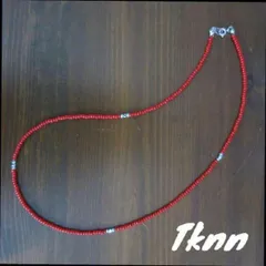 赤 ビーズネックレス 50cm レディース ブランド おすすめ