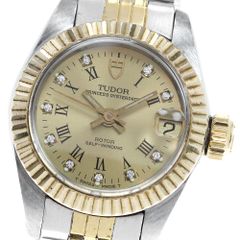 チュードル TUDOR 92313 プリンセス オイスターデイト 10Pダイヤ cal.2671 自動巻き レディース_825950