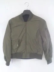 ◇ INGNI イング リバーシブル 長袖 ブルゾン サイズM カーキ系 レディース P  【1301110000843】