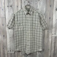 OLD L.L.BEAN 90s エルエルビーン 半袖 チェック シャツ SM