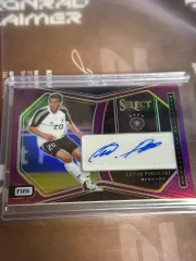 ルーカス・ポドルスキ ドイツ国旗 政府旗 サイン入り 応援グッズ レア