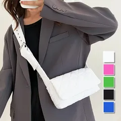 キルティングミニスクエアバッグ レディース 10代 20代 30代 韓国ファッション カジュアル シンプル 鞄 可愛い バック 黒 白 ショルダー