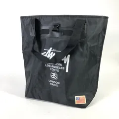 STUSSY ステューシー 2way リュック トートバッグ 黒 ブラック 鞄 25i菊E