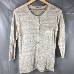 マーガレットハウエル MARGARET HOWELL ニット 麻混 生成り Fサイズ 885729のサムネイル