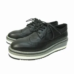 Carissimo alte カリシモアルテ 厚底 スニーカー ラメ ウイングチップ 黒 ブラック 24cm