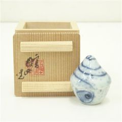 染付蓋置 筍 高野昭阿弥作 共箱 - メルカリ