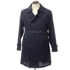【中古】マッキントッシュ Mackintosh リネン ダブルブレストコート ネイビー【サイズ42】【メンズ】のサムネイル