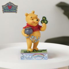プーさん クローバーズ 12cm くまのプーさん | ディズニー トラディションズ ジムショア グッズ フィギュア 人形 置物 彫刻 正規輸入品