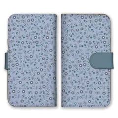 iPhone14 ケース 手帳型 アイフォン14 スマホケース 小花柄 お花 フラワー柄 くすみカラー 大人かわいい 大人女子 フェミニン おしゃれ カラー03