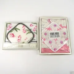 ハナエモリ ふきん クロス等 未使用 2点セット まとめて キッチン雑貨 箱ダメージ有 レディース HANAE MORI 森英恵のサムネイル