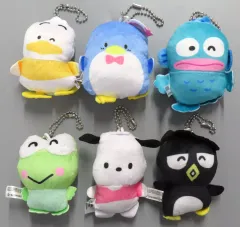 【中古】キーホルダー 全6種セット 「はぴだんぶい ぬいぐるみボールチェーン」
