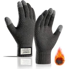 【人気商品】メンズ用 メンズ手袋 タッチパネル グローブ 防寒グローブ てぶくろ 冬 秋冬 暖かい ふわふわ裏起毛 冬用 自転車手袋 ランニング ニット手袋 サイクルウェア 防寒手袋 ジョギング スマホ対応 アウトドア メンズ レディース 手袋 男女兼用 GO
