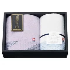 瀬戸内テーラー フェイス1P・ウォッシュタオル1P パープル (TA-2004)