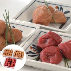 
和歌山 紀州南高梅 梅干 3種詰合せ (昔風味 うす塩味 はちみつ風味) 各1kg
