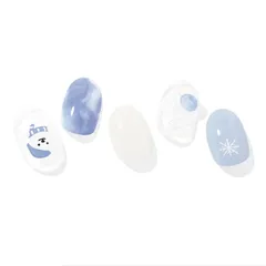 NP-169 新品 ohora オホーラ「N Snow Bear」スノーベア  30枚 ジェルネイルシールのサムネイル