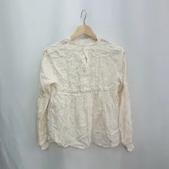 ◇ ⊂Φ COCODEAL ココディール 長袖 ブラウス サイズ2 ベージュ レディース E  【1412090038822】