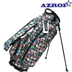 K116 美品！AZROF アズロフ スタンド式キャディバッグ AZROF アズロフ スタンドキャディバッグ : GDOゴルフショップ