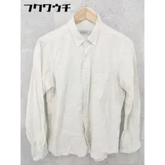 ◇ ◎ WORK TRIP OUTFITS green label relaxing UNITED ARROWS ボタンダウン BD 長袖 シャツ サイズM ベージュ系 メンズ 【中古】 【1002802533822】