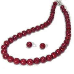 沖縄本サンゴネックレスとイヤリングセット　珊瑚　サンゴ　ロングネックレス　く25 2025年最新】本珊瑚イヤリングの人気アイテム - メルカリ