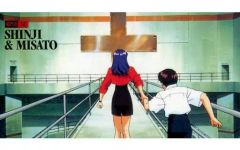 [중고]캐릭터 카드 제25화-12. 신지 & 미사토 [신세기 에반게리온 극장판 Air/마고코로를, 너에게 카드다스 마스터즈 와이드]
