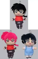 【中古】キーホルダー 全3種セット ぬいぷりけおすわり1 「らんま1/2」