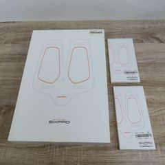 未使用品 MTG シックスパッド レッグベルト SIXPAD Leg Belt SP-LG2210F ブラック 純正ジェルシート2箱セット