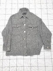 ◇ ⊆ ZARA ザラ ツイード 長袖 ジャケット サイズM ブラック系 レディース E  【1508060006998】