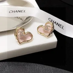 【今日特価】Chanel シャネル クラシック ハート＆ダブル C イヤリング