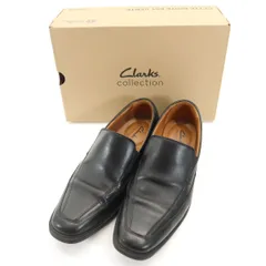 Clarks Collection クラークス コレクション ビジネスシューズ UK 7 1/2 ブラック 箱付き メンズ 古着