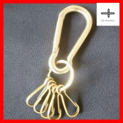 真鍮製 キーリング キーフック メンズ アメカジ ベルト ナスカン ストリート カラビナ 古着 HUF アメカジ ウォレットチェーン USA ベルト ストラップ  キーフック キーリング かっこいい おしゃれ ビンテージ