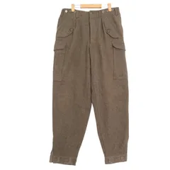 60年代 スウェーデン軍 M-58 ウールカーゴパンツ ヴィンテージ ユーロ ミリタリー (メンズ W30相当) 中古 古着 A4382