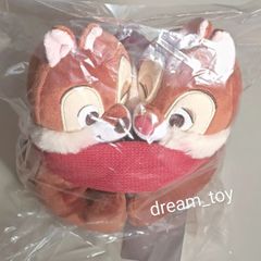 Disney [칩 & 데일] 봉제 인형 (니트 머플러) 먼지 따뜻한