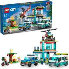 レゴ(LEGO) シティ 緊急出動本部 60371 おもちゃ ブロック プレゼント 警察 けいさつ 街づくり 男の子 女の子 6歳以上のサムネイル