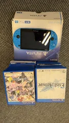 SONY ソニー　【絶版】ソフトウェア28点   PSVITA PCH-2000 アクアブルー  付セット
